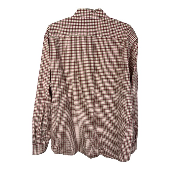 J. Crew Button Down Shirt Mens Size XL Red and Brown Plaid Casual / Work J648
L - Picture 3 of 8